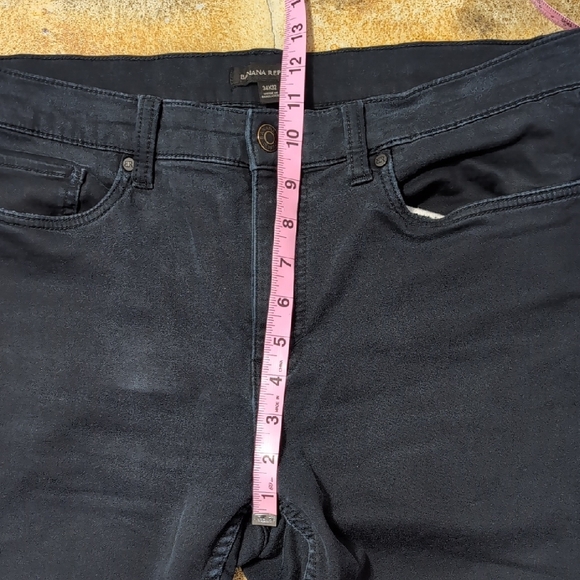 Banana Republic Men's Black Straight Stretchy Cotton Jeans Size 34x32 - Picture 7 of 11